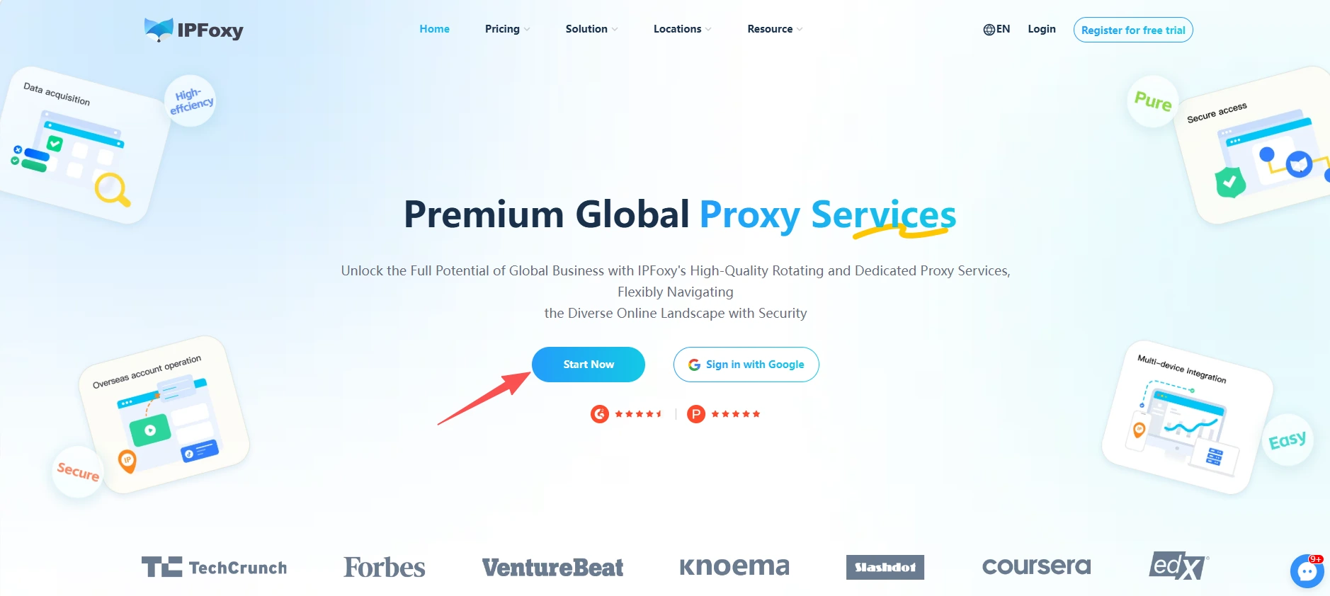 Register for an IPFoxy account